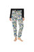 Womens/Ladies Woven Daisy Cuffed Lounge Pants