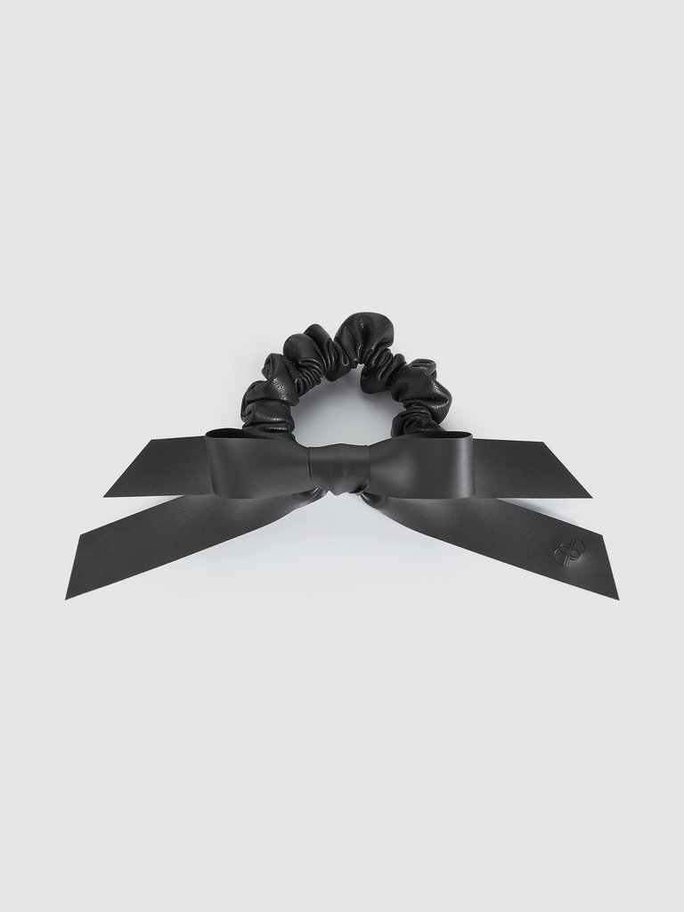 Bow Scrunchie - Black