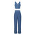 Esme Enchanting Crop Top and Tailored Pant In Blue Chambray - Blue Chambray