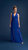 Odette Halter Full Length Gown In Cobalt Blue