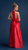 Odette Halter Full length Gown In Red