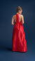 Odette Halter Full length Gown In Red