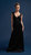 Victoria Vacationing Black Full Length Gown With Lace Back - Black