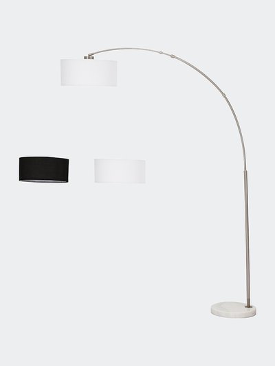 Defong Modern 88" Stand-Up Arch Floor Lamp With Real Marble Base product