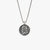 Sterling Silver Ancient Greek Skull Coin Necklace