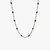 Sterling Silver Black Onyx Twisted Cable Chain Necklace - Sterling Silver Black Onyx