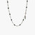 Sterling Silver Black Onyx Twisted Cable Chain Necklace