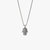 Sterling Silver Hamsa Necklace - Silver