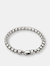 Sterling Silver Round Box Chain Bracelet