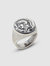 Sterling Silver Spartan Ring - Silver
