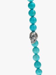 Sterling Silver & Turquoise Beaded Necklace