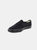 Adults Unisex Gusset Black Canvas Sneakers - Black