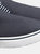 Boys Gusset Casual Canvas Yachting Shoes (Navy Blue)