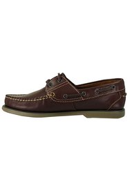 Boys Moccasin Boat Shoes - Brown