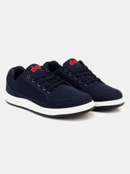 Mens Charlie 5 Eye Leisure Shoes - Navy Blue