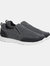 Mens Memory Foam Slip On Shoes - Black