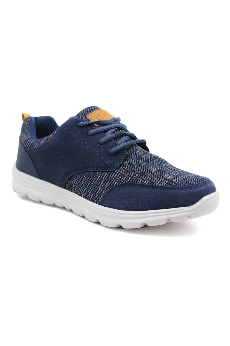 Mens Memory Foam Sneakers - Navy