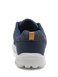 Mens Memory Foam Sneakers - Navy