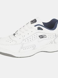 Mens Orleans Fuller Fitting Sneakers (White)