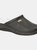 San Malo Womens/Ladies Coated Leather Clogs - Black - Black