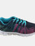 Superlight Womens/Ladies Starlight Memory Foam Sneakers - Navy/Aqua/Fuchsia