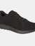 Unisex Adults Freeway Memory Foam Sneaker - Black - Black
