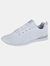 Unisex `Target` Bowl Sneakers - White - White