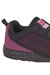 Womens/Ladies Fox Superlight 5 Eye Lace Sneaker - Black/Fuchsia