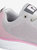 Womens/Ladies Fox Superlight 5 Eye Lace Sneaker - Gray/Pale Pink