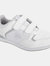 Womens/Ladies Lady Skipper Touch Fastening Trainer-Style Bowling Shoes - White - White