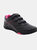 Womens/Ladies Raven 3 Touch Fastening Sneakers - Black/Fuchsia