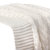 Organic Cotton Broad Cable Knit Throw SoftWhite