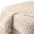 Organic Cotton Chunky Knit Throw Ivory