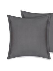 Organic Cotton Euro Sham - Charcoal - Charcoal