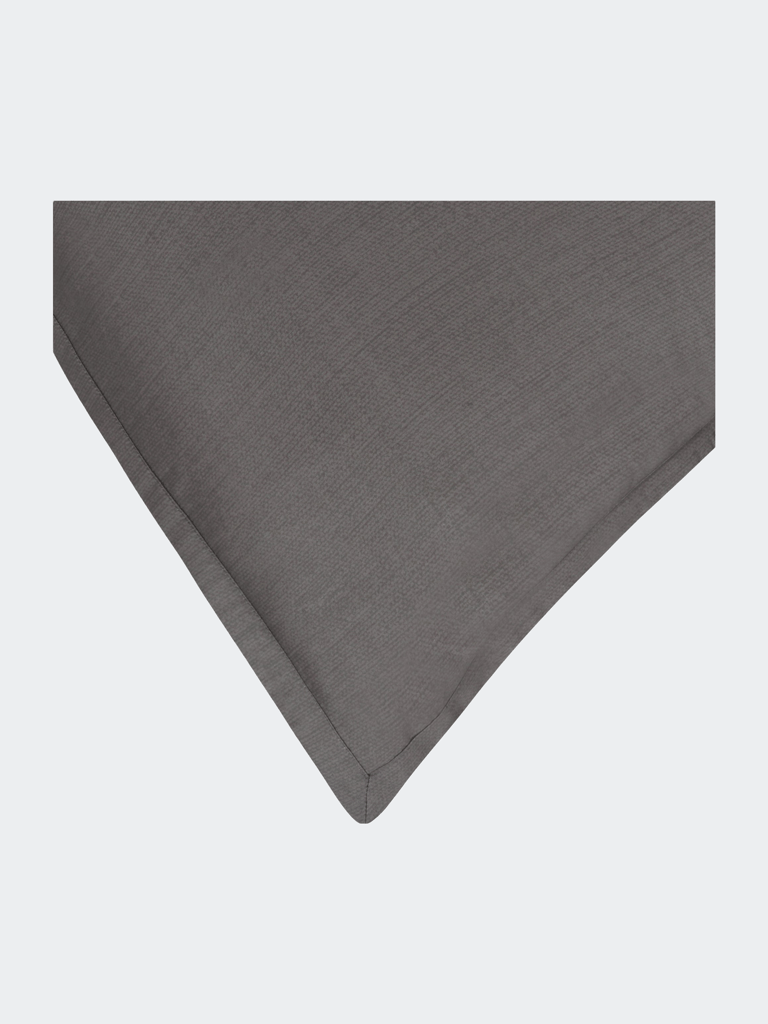 Organic Cotton Euro Sham - Dim Gray