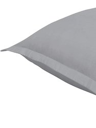 Organic Cotton Euro Sham - Light Gray