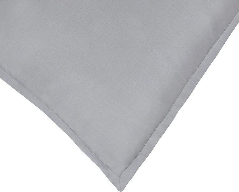 Organic Cotton Euro Sham - Light Gray