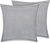 Organic Cotton Euro Sham - Light Gray - Gray