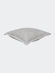 Organic Cotton Euro Sham - Silver