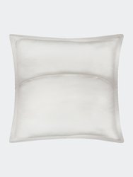 Organic Cotton Euro Sham - White Smoke