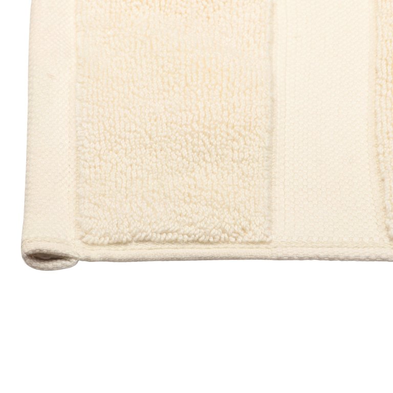 Organic Cotton Feather Touch Bath Mat, Marshmallow
