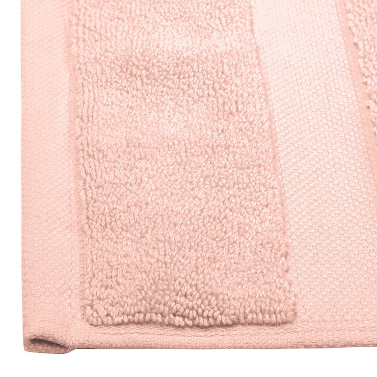 Organic Cotton Feather Touch Bath Mat, Rose Dust