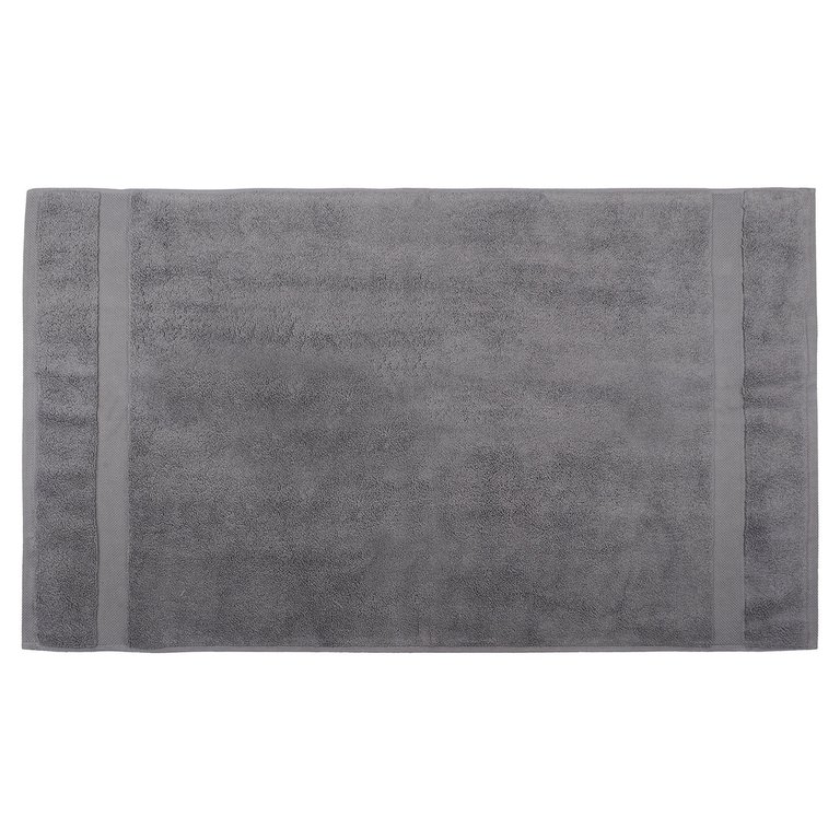 Organic Cotton Feather Touch Bath Mat, Sharkskin Grey - Default Title