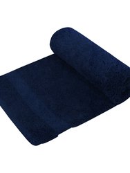 Organic Cotton Feather Touch Hand Towel, Insignia Blue (Pack of 6)