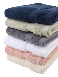 Organic Cotton Feather Touch Hand Towel, (Pack of 6)