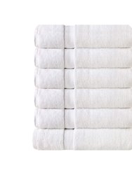 Organic Cotton Feather Touch Hand Towel, (Pack of 6) - White