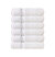 Organic Cotton Feather Touch Hand Towel, (Pack of 6) - White