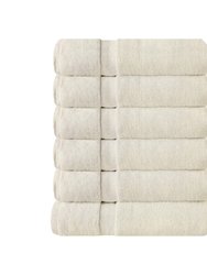 Organic Cotton Feather Touch Hand Towel, (Pack of 6)