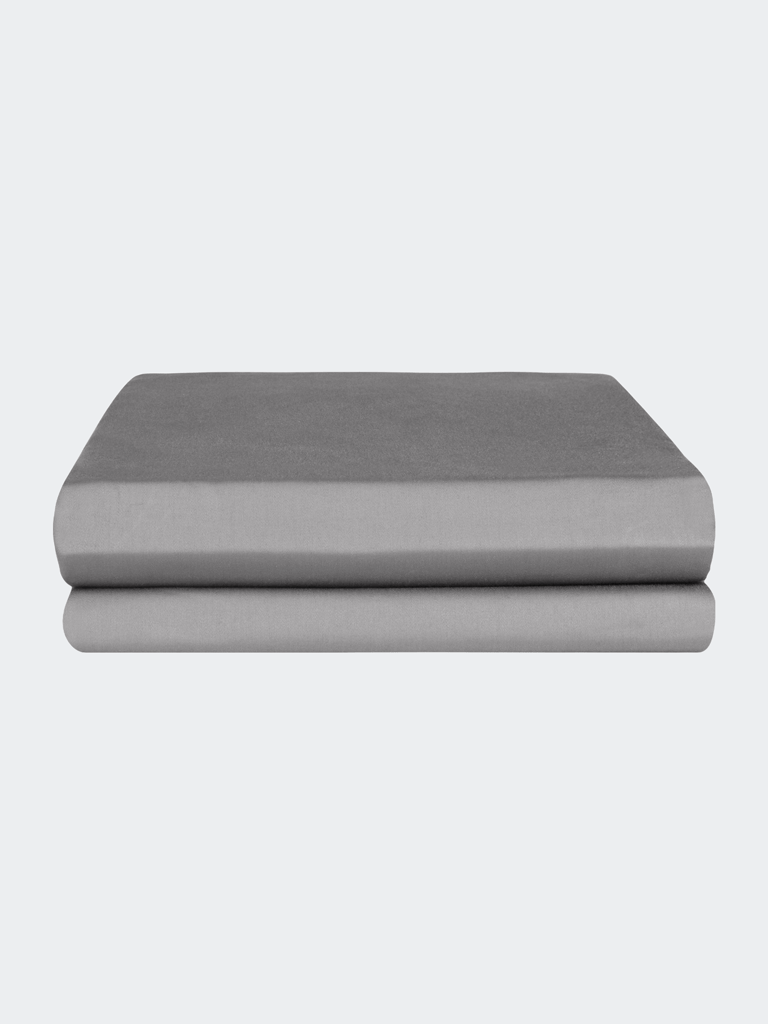 Organic Cotton Fitted Sheet - Darkgrey