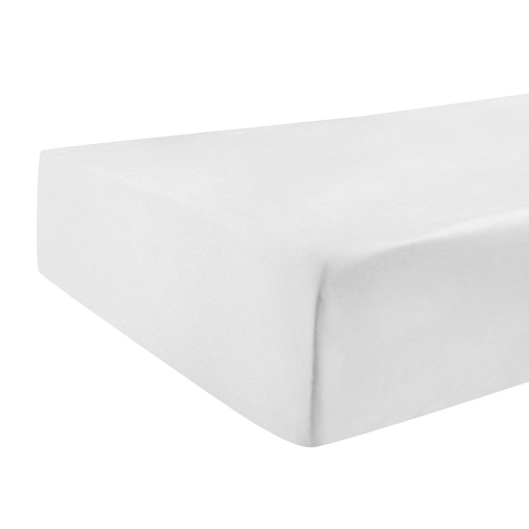 Organic Cotton Percale Fitted Sheet